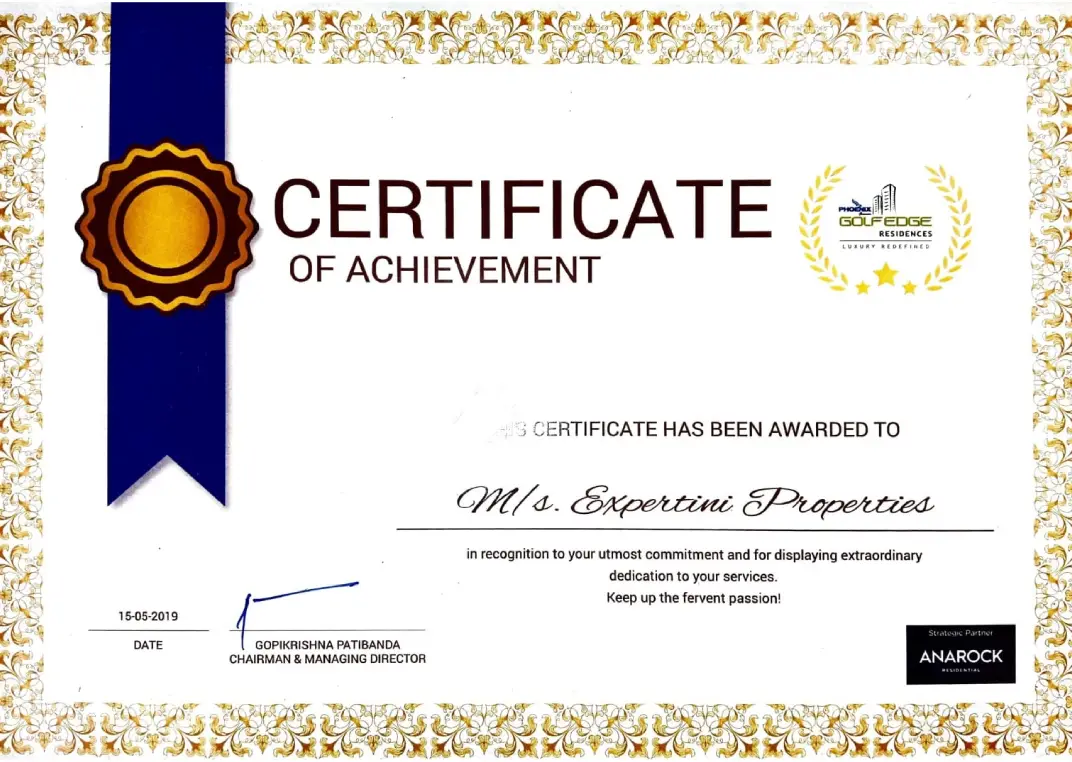 Certificate Of Achievement